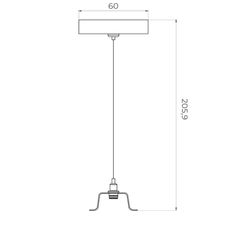 Zestaw linkowy do montażu szyny, czarny