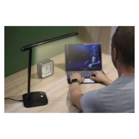 Lampka biurkowa LED, czarna EMOS 7619