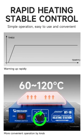 Stół grzewczy 450W HT-18 Mechanic