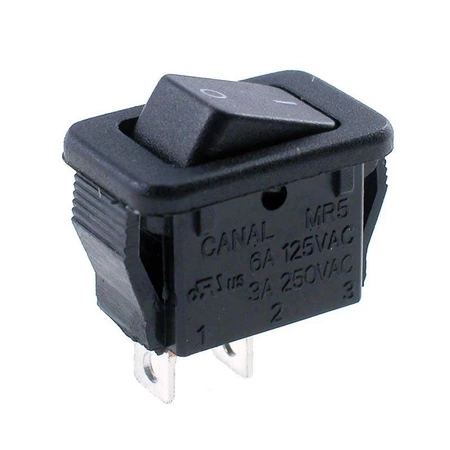 Włącznik ON-OFF klawiszowy 3A 250VAC, Canal MR5