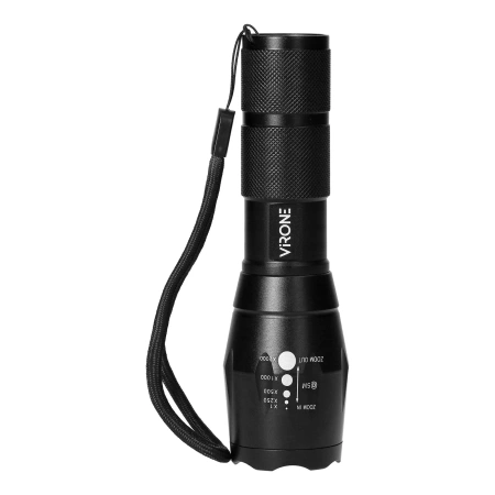 Latarka LED CREE 10W z zoomem, 800lm, 3 x AAA, aluminiowa konstrukcja Virone LT-5