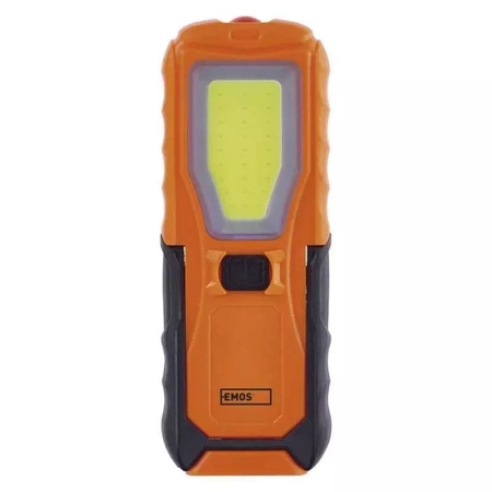 Latarka LED COB 5W + 1x LED 4x AA