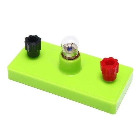 Oprawa żarówki na podstawce - do doświadczeń i budowy obwodów elektrycznych