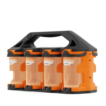 Organizer Q2x8 QuestSystem - pomarańczowy/czarny