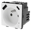 Gniazdko elektryczne z uziemieniem z USB A+C 20W z pomiarem energii (watomierz) WiFi i Bluetooth białe podtynkowe (moduł bez ramki) - TAWOIA Smart Home