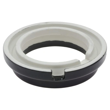 Ramka ceramiczna pojedyncza czarna do włączników i gniazd natynkowych Ceramic Loft