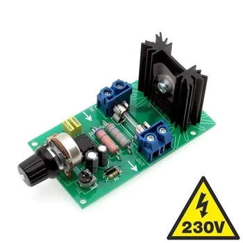 Wzmocniony regulator mocy odbiorników 230 VAC - zlutowany KIT AVT 1860