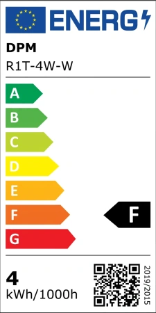 Lampka LED z klipsem biała, 4W, 420lm, 4000 K, zasilanie 230V