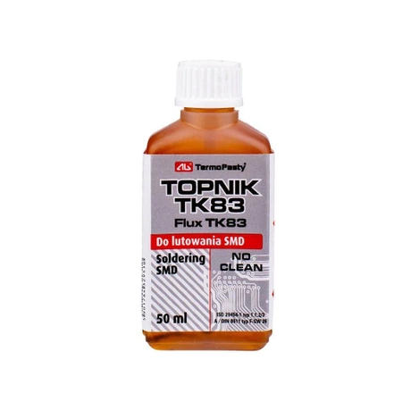 Topnik do lutowania TK83 50ml, butelka z pędzelkiem