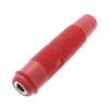 Gniazdo na przewód 4mm, izolowane czerwone