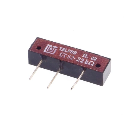 Potencjometr montażowy CT-32 - wieloobrotowy 22kΩ THT