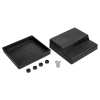 Obudowa uniwersalna Z20, 126,1 × 120,4 × 53,9 mm, ABS, czarna, Kradex