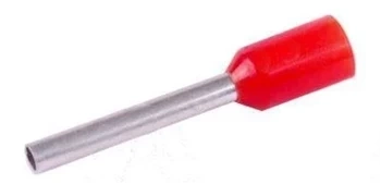 Tulejka kablowa izolowana 1mm² 12mm - końcówka tulejkowa SGE 601228