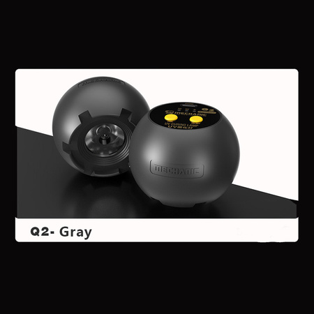 Lampa UV Q2 Mechanic z akumulatorem 400mAh, ciemnoszara