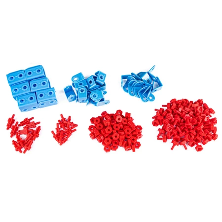 Klocki konstrukcyjne: kreatywna układanka, 552 elementy