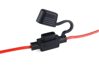 Oprawa bezpiecznika samochodowego MINI z przewodem 30 cm AMiO
