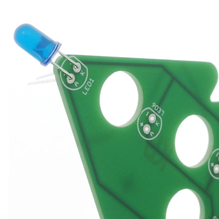 Świąteczna choinka, Bożonarodzeniowe drzewko LED - zestaw DIY, AVT XMAS1