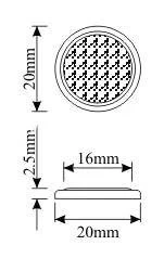 Bateria CR2025 3V Kinetic