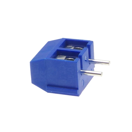 Złącze śrubowe do druku, 2 pola, raster 5mm, wysokość 10mm, 300V / 15A, 2,5mm², Degson DG301