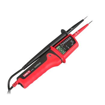 Tester napięć DC / AC, szybka detekcja fazy / zera, max 400Hz, diody LED + LCD, Uni-T UT-15C