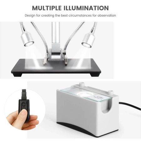 Mikroskop cyfrowy 10cali z powiększeniem: 60-240x, 18-720x, 1560-2040x AD249S-M ANDONSTAR