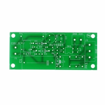 Automatyczny wyciszacz dźwięku po zaniku zasilania - PCB do projektu AVT 5804