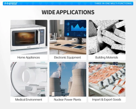 Detektor promieniowania jonizującego FNIRSI GC-03 – miernik pola elektrycznego, magnetycznego i radiacji (Geiger)