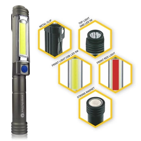 Lampa warsztatowa inspekcyjna LED COB 400lm, everActive WL400