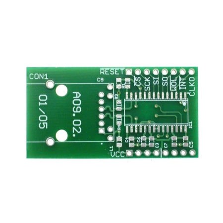 Moduł ENC28J60 - DIPMOD, PCB do projektu AVT5478