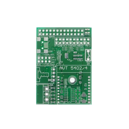 Moduł rozszerzeń dla Raspberry Pi. Płytka do komunikacji szeregowej, PCB do projektu AVT5402/4