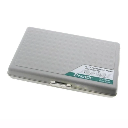 Zestaw bitów precyzyjnych z rączką, w etui. Proskit 8PK-SD001N