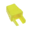 Odgiętka wtyku RJ45 8P8C Ethernet, żółta, do przewodu sieciowego