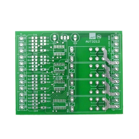 System (pół)automatyki domowej - czterokanałowy moduł ON/OFF - PCB do projektu AVT 3212