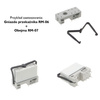 Obejma przekaźnika MP16-2 do gniazd GD50, GD35, EW50 i EC50 Relpol