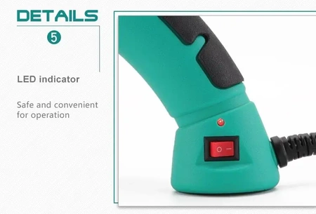 Pistolet do kleju na gorąco Proskit GK-390B, sztyfty 11mm, 80W