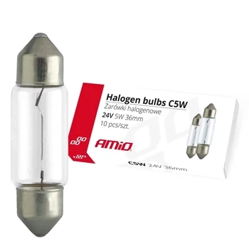 Żarówka samochodowa halogenowa 24V C5W Festoon 36mm