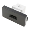 Moduł 1/2 - gniazdo HDMI - czarny - kompatybilny z ramkami Tawoia Glass