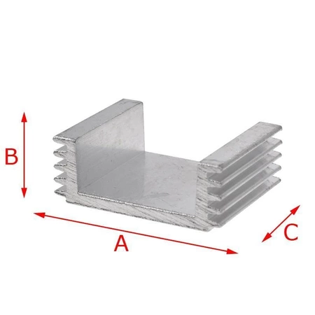 Radiator A4755 40x15x30mm, 13.4K/W