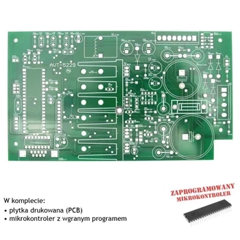 Miernik lamp elektronowych z katalogiem lamp - PCB i mikroprocesor do projektu AVT 5229