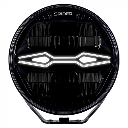 Reflektor drogowy LED X-SPIDER NINJA L3442 okrągły 12/24V 80W IP69K – światło drogowe, pozycyjne i ostrzegawcze