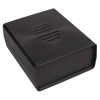 Obudowa uniwersalna Z2W, 150 × 179 × 70 mm, PS, czarna, wentylowana, z panelami bocznymi, Kradex