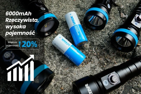Akumulator Xtar 26650 3,6V Li-ion 6000mAh z zabezpieczeniem