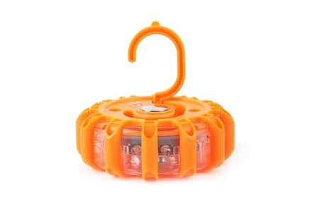 Samochodowe światło bezpieczeństwa z funkcją latarki, flara ostrzegawcza, IP65