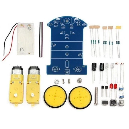 Podwozie robota, mini robot jeżdżący D2-1 - DIY KIT - 2 silniki