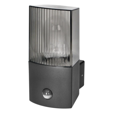 Kinkiet ścienny, oprawa elewacyjna ogrodowa PEONIA, gniazdo E27, IP54, czujnik ruchu, OR-OP-6581BE PIR
