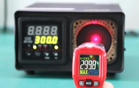 Pirometr, Miernik temperatury -50°C do 550°C, kolorowy LCD, Habotest HT650B