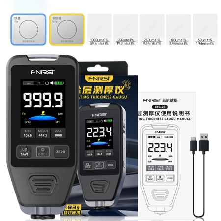 Tester grubości lakieru 0-1400um FNIRSI CTG20