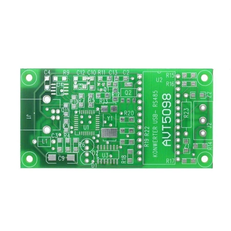 Konwerter USB - RS485, PCB do projektu AVT5098