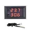 Termostat W2, zakres -50 do 110°C, zasilanie 12 V, wyświetlacz czerwony