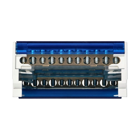 Blok rozdzielczy 4-rzędowy, 11 przewodów, ORNO 8202